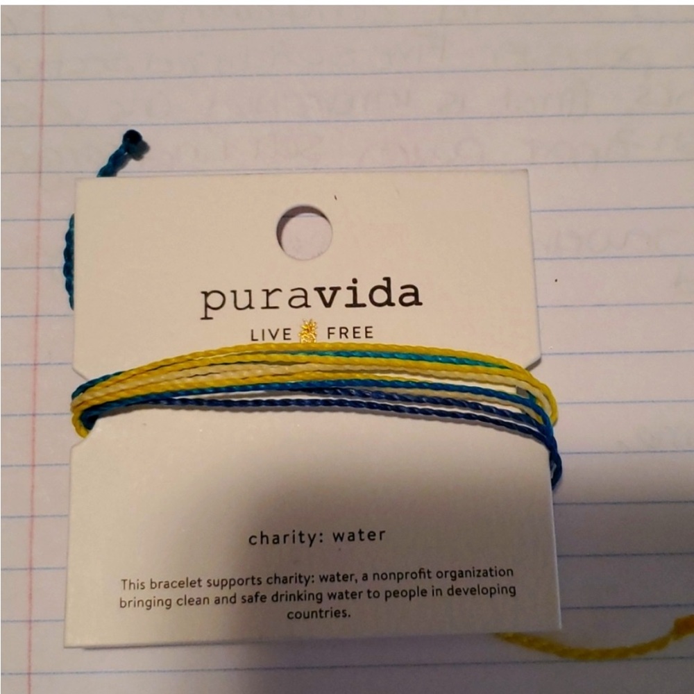 Pura Vida Charity Water Bracelet